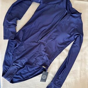 RELLECIGA Navy Blue One-Piece Swimsuit